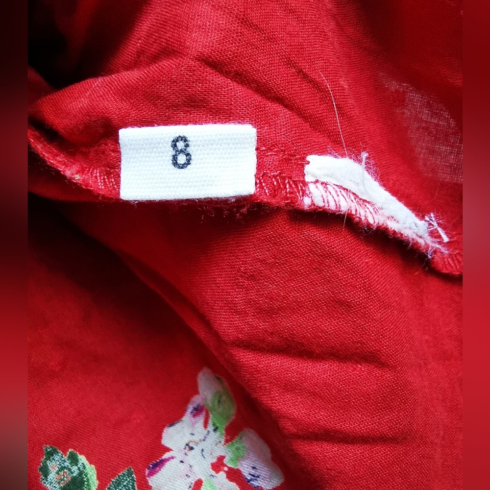Ulla Johnson Scarlet Floral Ruffle Blouse - Picture 8 of 10